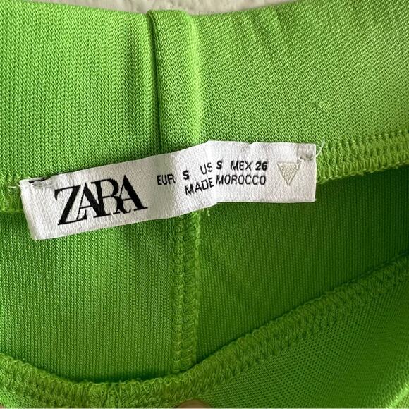 ZARA Flare Pants S Green - Picture 5 of 5